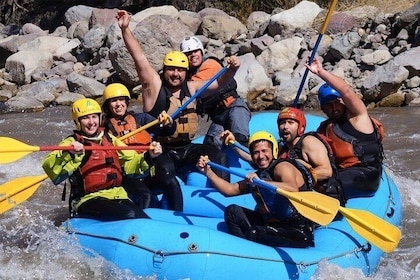 Private Full Day Rafting and Wine From Santiago