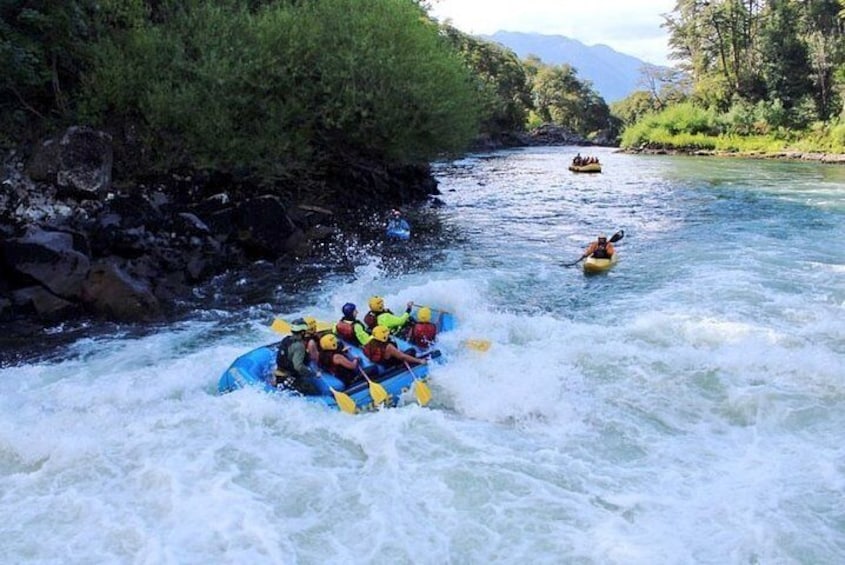 Private Full Day Rafting and Wine From Santiago