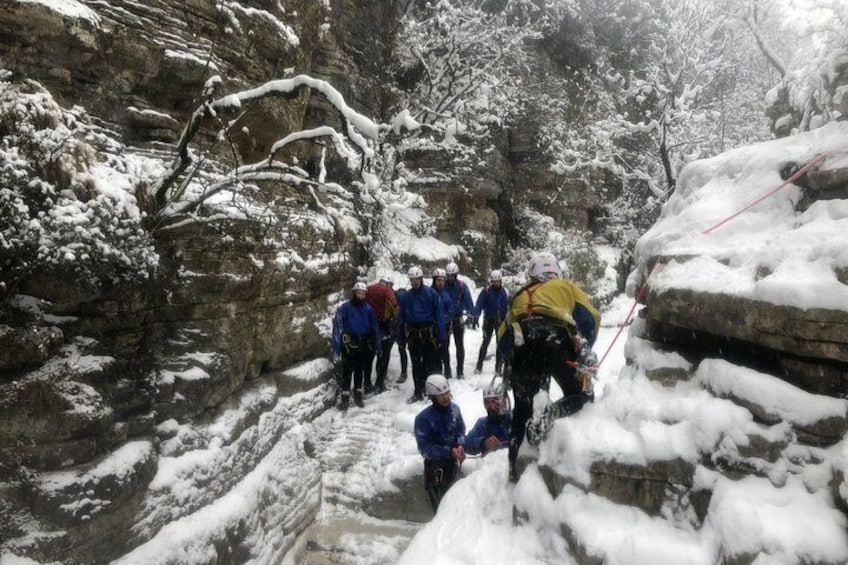 Canyoning trip at Zagori area of Greece