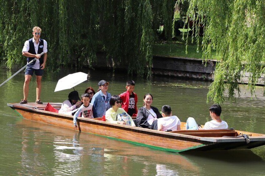 Shared chauffeured punting tour
