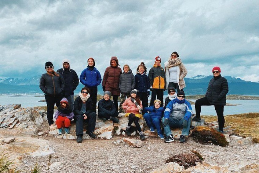 Sailing Ushuaia Beagle Channel in a yatch