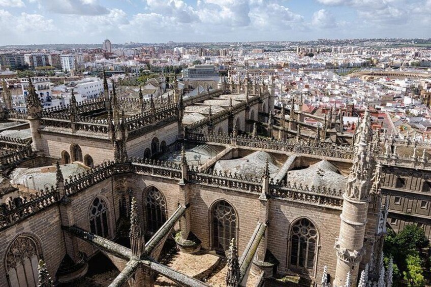 Alcazar, Cathedral and Giralda + Santa Cruz