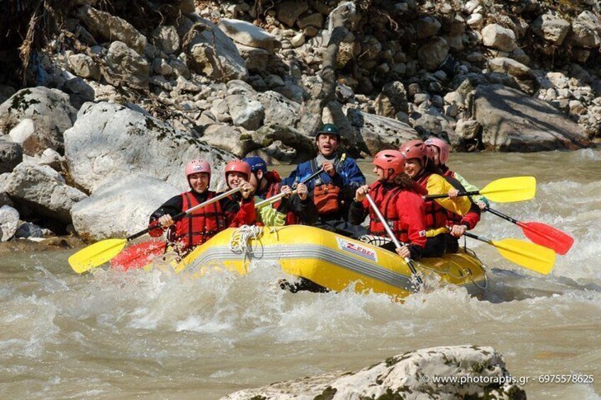 Arachthos white water river Rafting at Tzoumerka