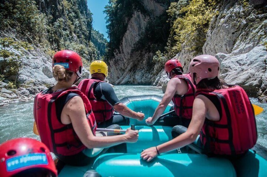 Arachthos white water river Rafting at Tzoumerka