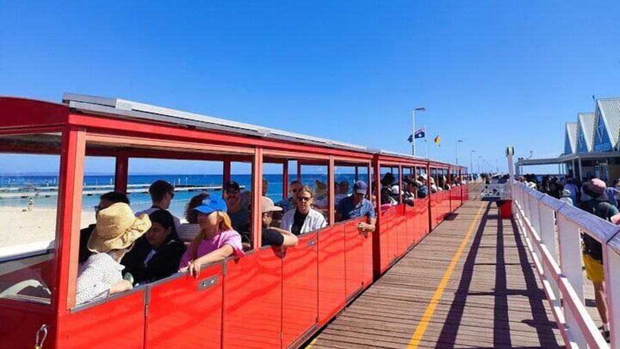 Jetty train to the deep ocean