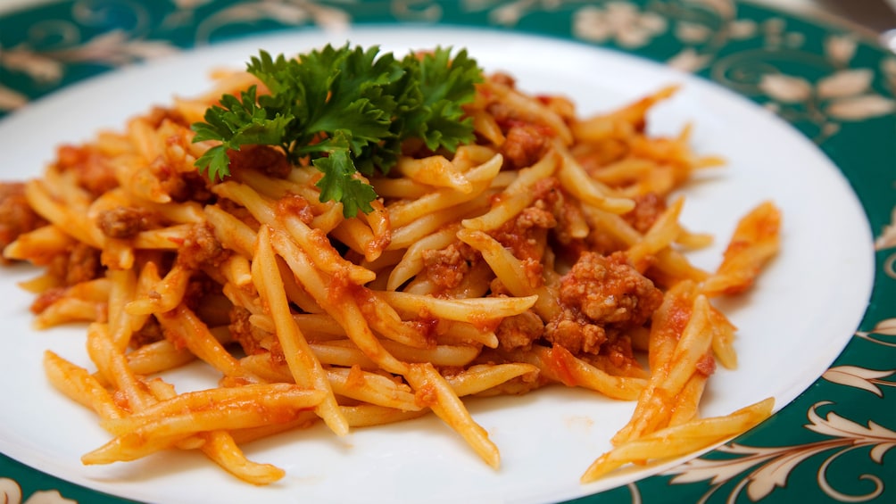 Show item 1 of 5. Plate of pasta at a restaurant in Baltimore