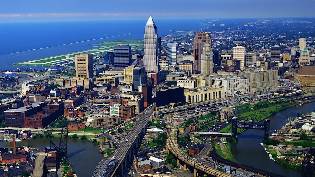 Show item 5 of 5. Cityscape of Cleveland