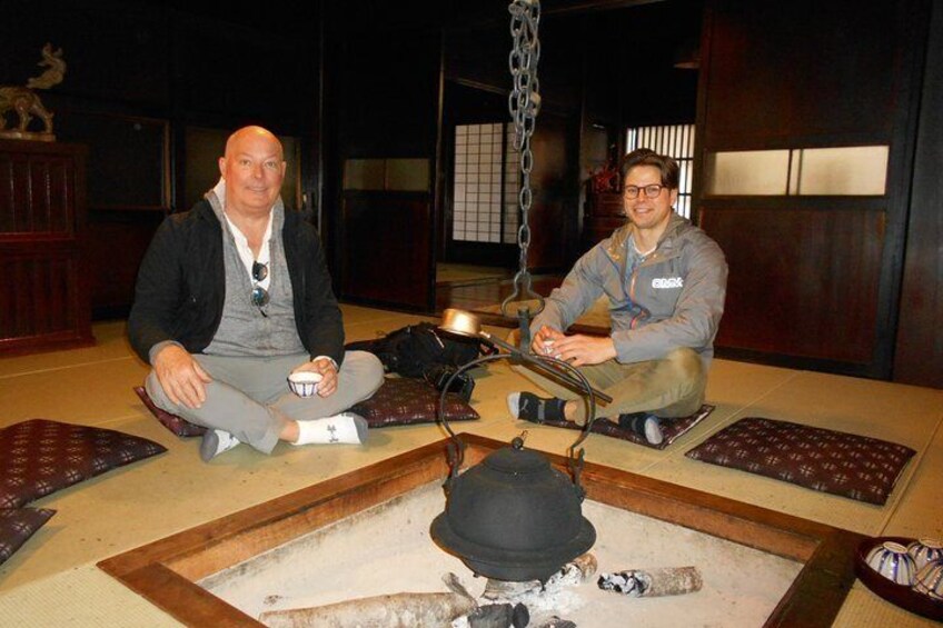 Tea with locals in Shirakawago