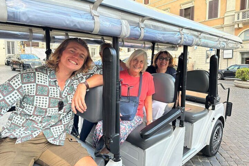  Rome Highlights private tour by Golf Cart