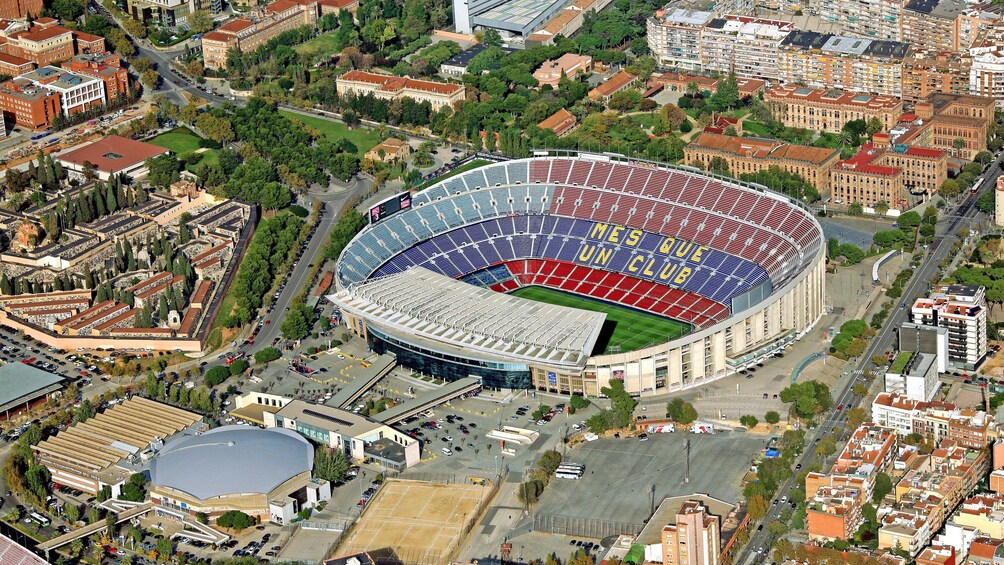 Camp Nou Stadium View