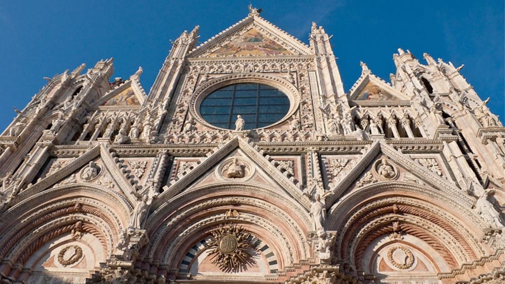 Stunning architecture of the Siena Cathedral in Siena, Italy
