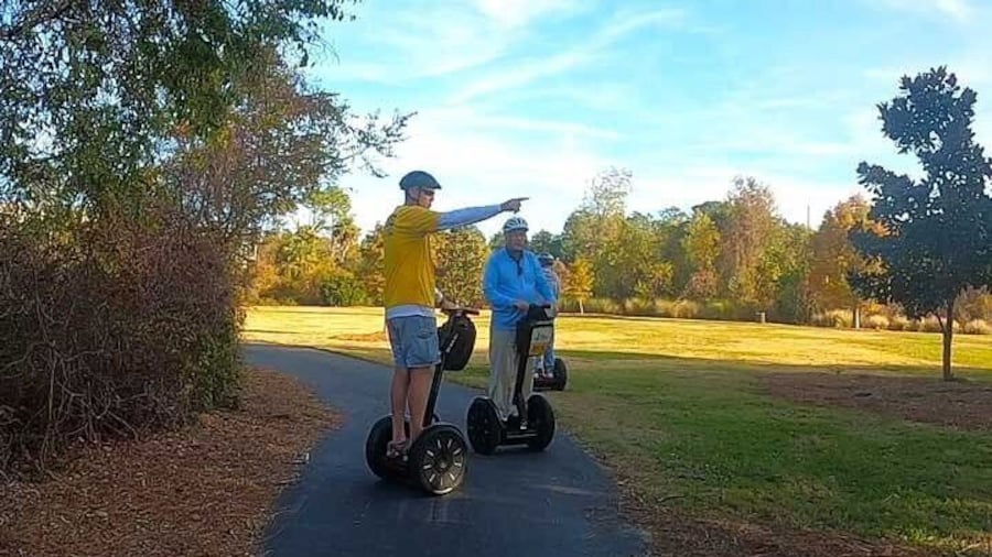 Your guide will train you to ride your Segway and guide your tour.