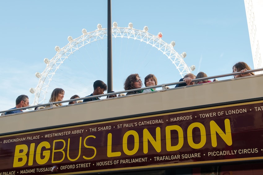 London Eye Ticket, Hop-On Hop-Off Bus Tour & River Cruise