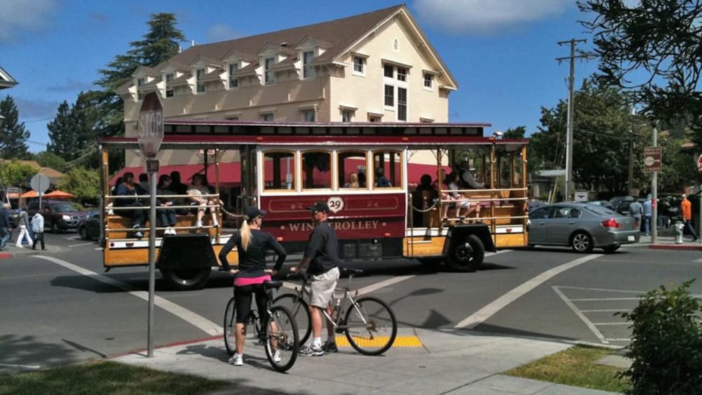 Wine Trolley in California