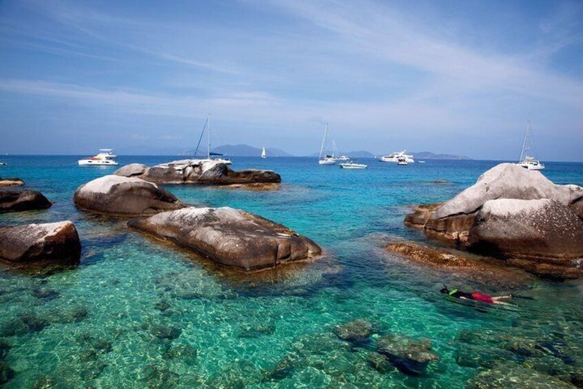 Snorkeling the Baths of Virgin Gorda