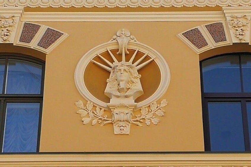 Art Nouveau decor.