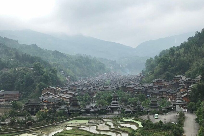 Private Day Tour to Zhaoxing Dong Minority Village from Guangzhou by Fast Train