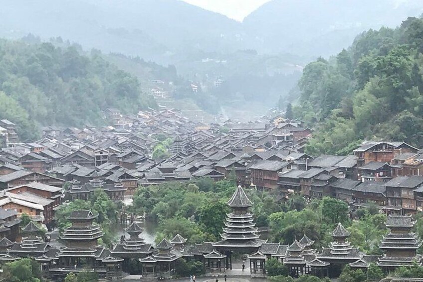 Private Day Tour to Zhaoxing Dong Minority Village from Guangzhou by Fast Train