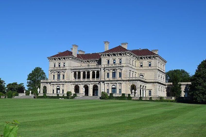 Breakers Mansion view from Cliff Walk