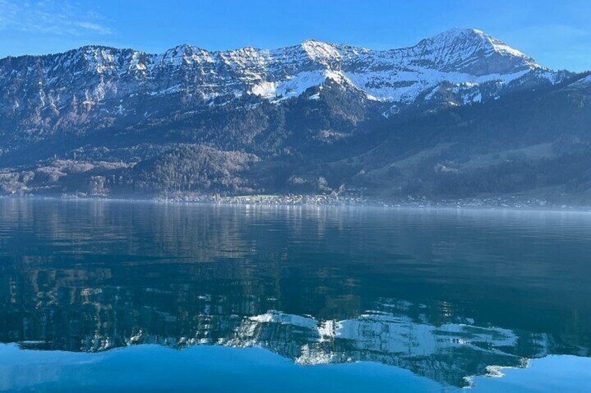 Cheese platter by Boat on Lake Thun, Interlaken 