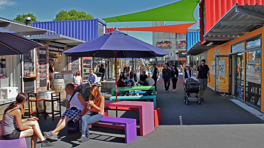 outdoor mall in chirstchurch