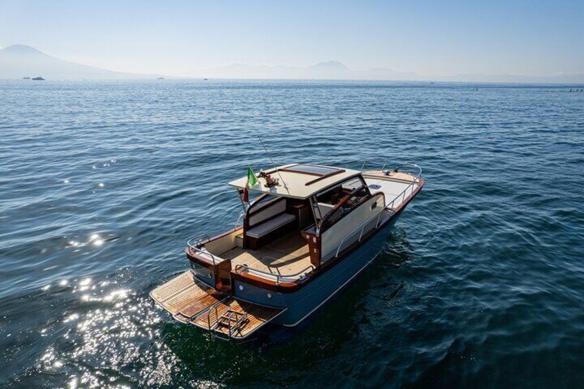 Capri Island in Private Luxury 40 feet Speedboat from Sorrento, Positano, Amalfi, Ravello