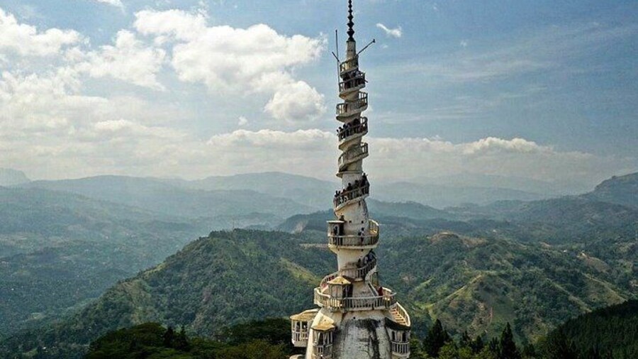 sky-crapping tower in Ambuluwawa |