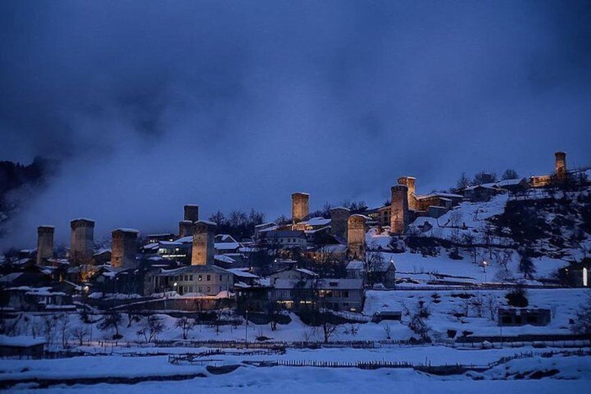 Svaneti Mestia, Ushguli Georgia from Batumi