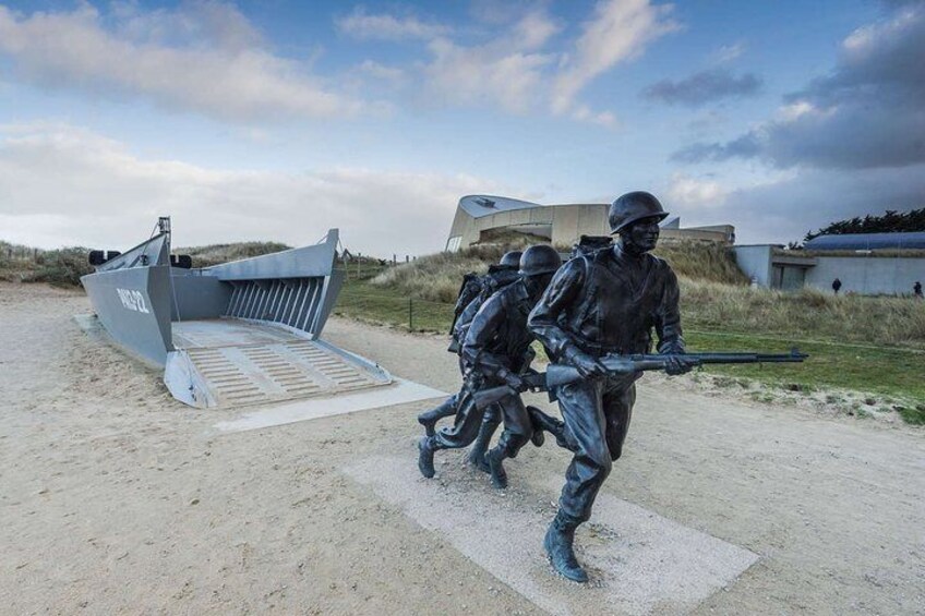 Main sites of the US landing in Normandy private tour