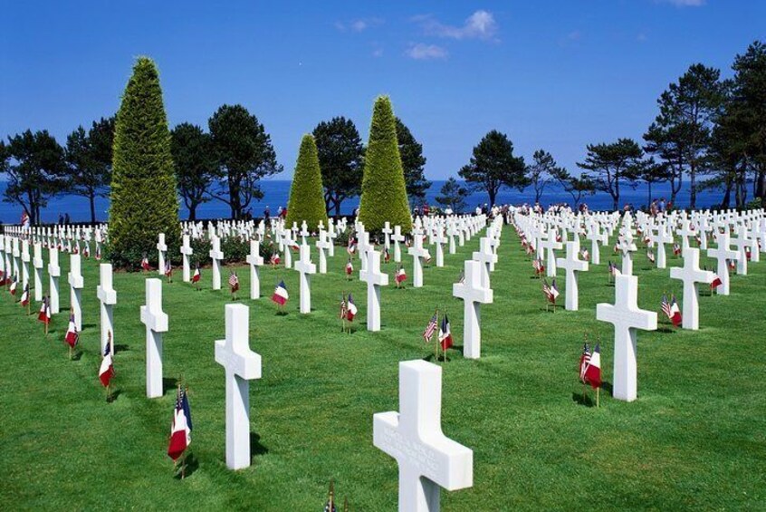 Main sites of the US landing in Normandy private tour