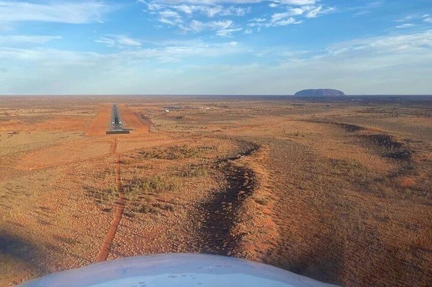 Returning to Ayers Rock Airport