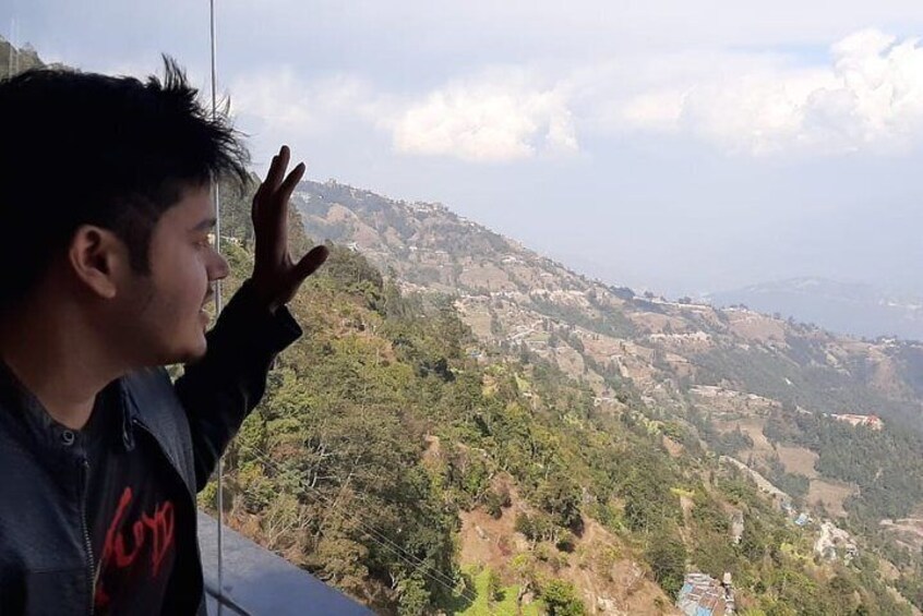 Nagarkot view in foggy day