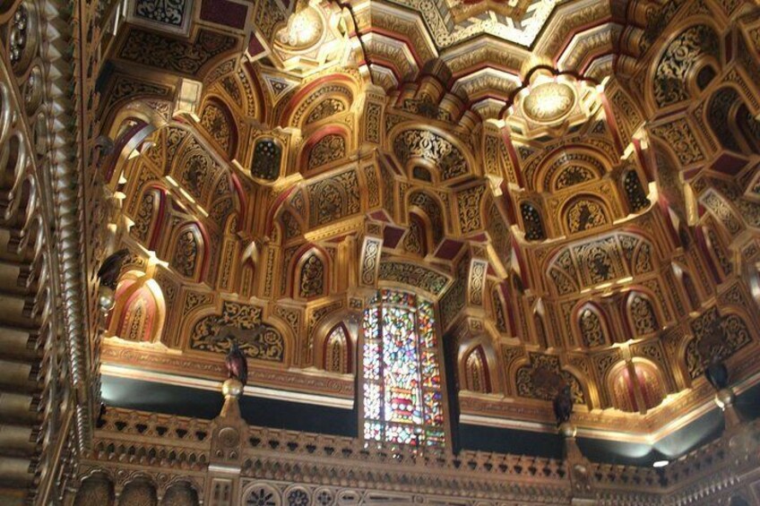 A roof of gold inside Cardiff Castle