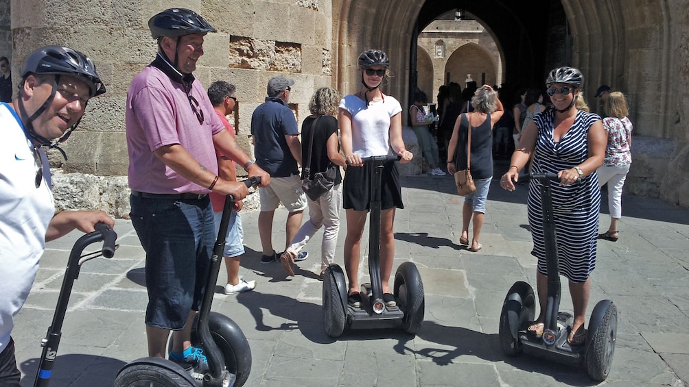 Show item 2 of 5. segway riders in group in rhodes