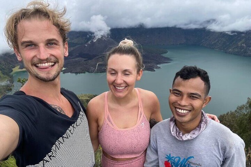 Mount Rinjani from Senaru Crater Rim 