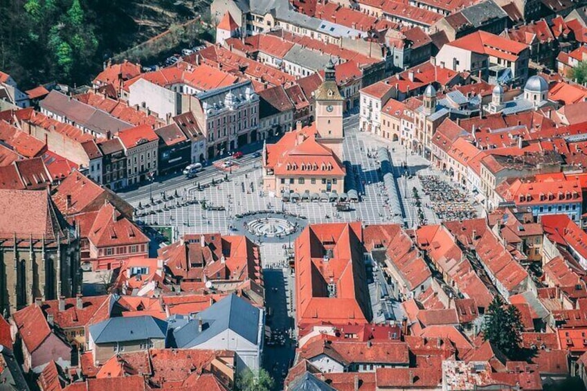 Panoramic view of Brasov