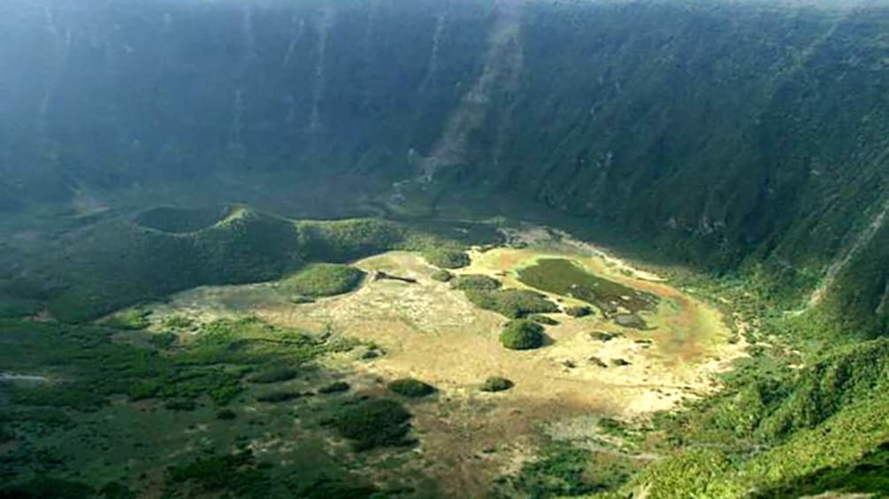 A green valley in Faial Portugal