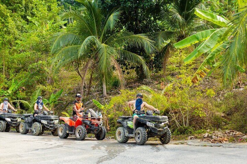 Koh Samui ATV Safari 2 Hours Tour (Jungle Ride, Mountain Viewpoint, Waterfall)