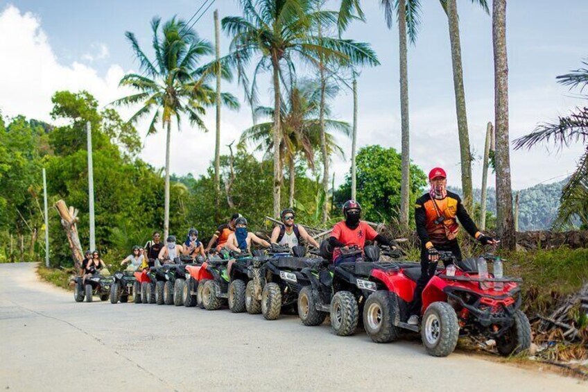 Koh Samui ATV Safari 2 Hours Tour (Jungle Ride, Mountain Viewpoint, Waterfall)