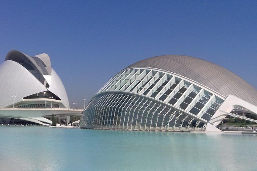 The City of Arts and Sciences in Valencia by architect Santiago Calatrava