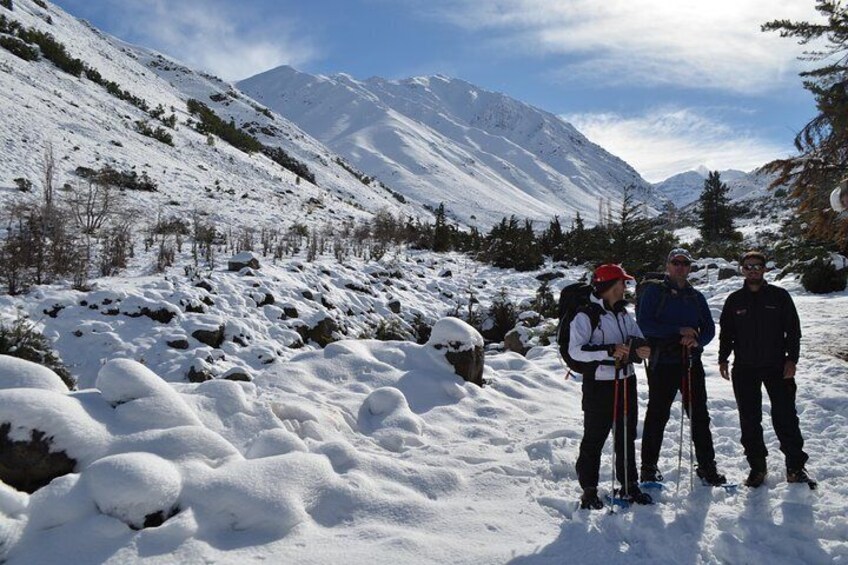 snowshoeing andes