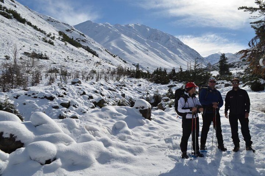 snowshoeing andes