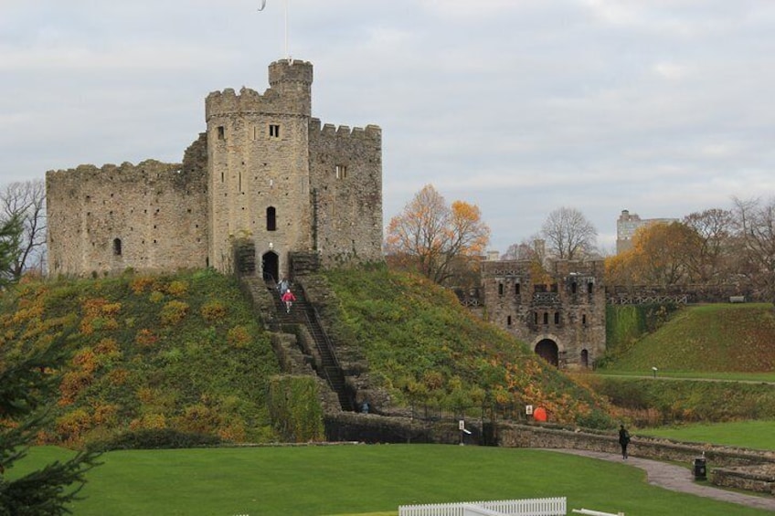 The motte of Cardiff Castle 
