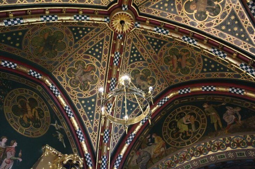 Some of Cardiff Castle's stunning decorations