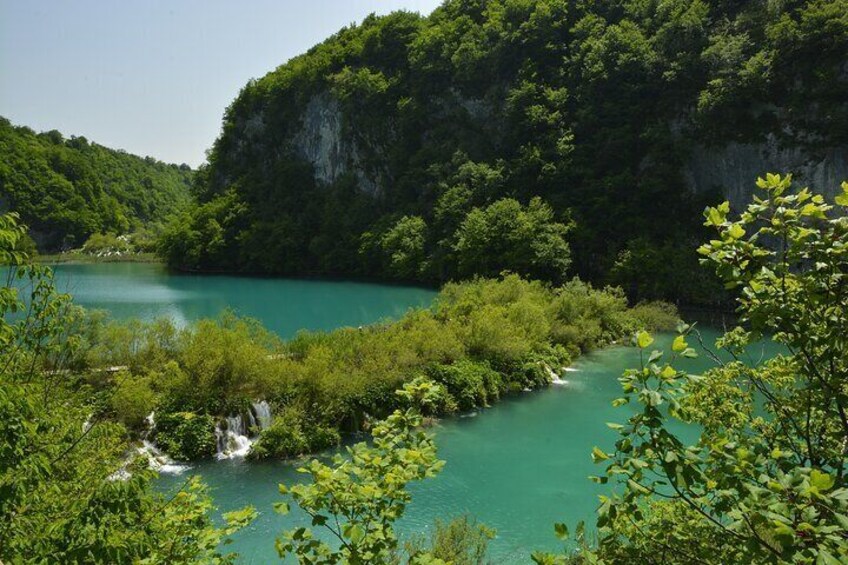 View of the upper lakes