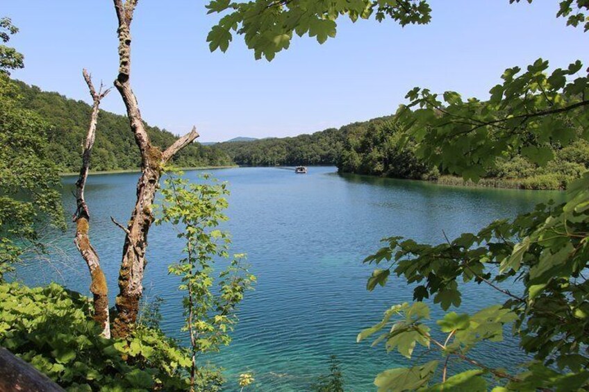 Lake at the National Park Plitvice