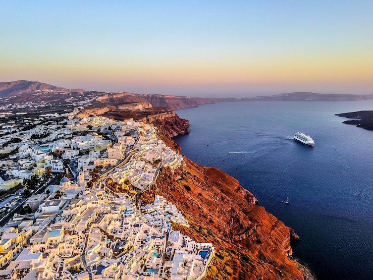 Evening Cruise to the Caldera with Dinner