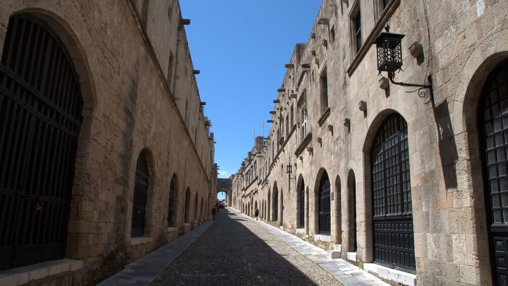 Brick roadway in Grecian Town