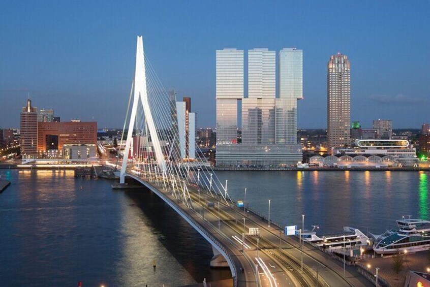 South Holland in one day: Rotterdam, The Hague and Delft cities private tour