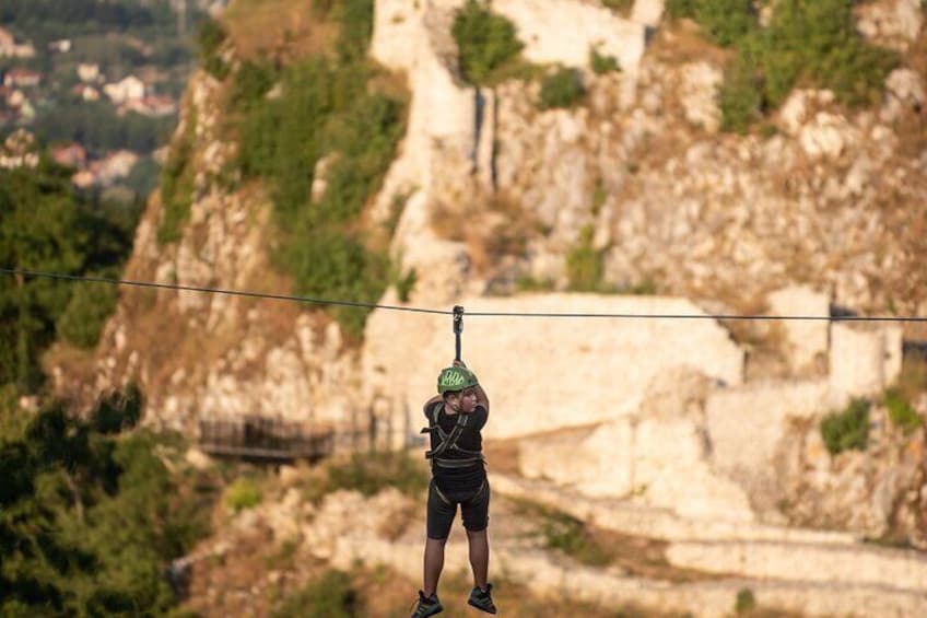 Zipline Adventure over the Gorge in Uzice